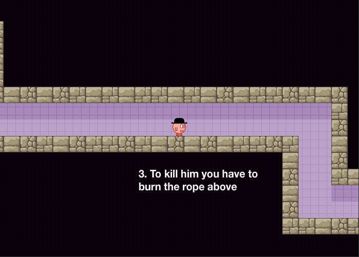 ndef you have to burn the rope