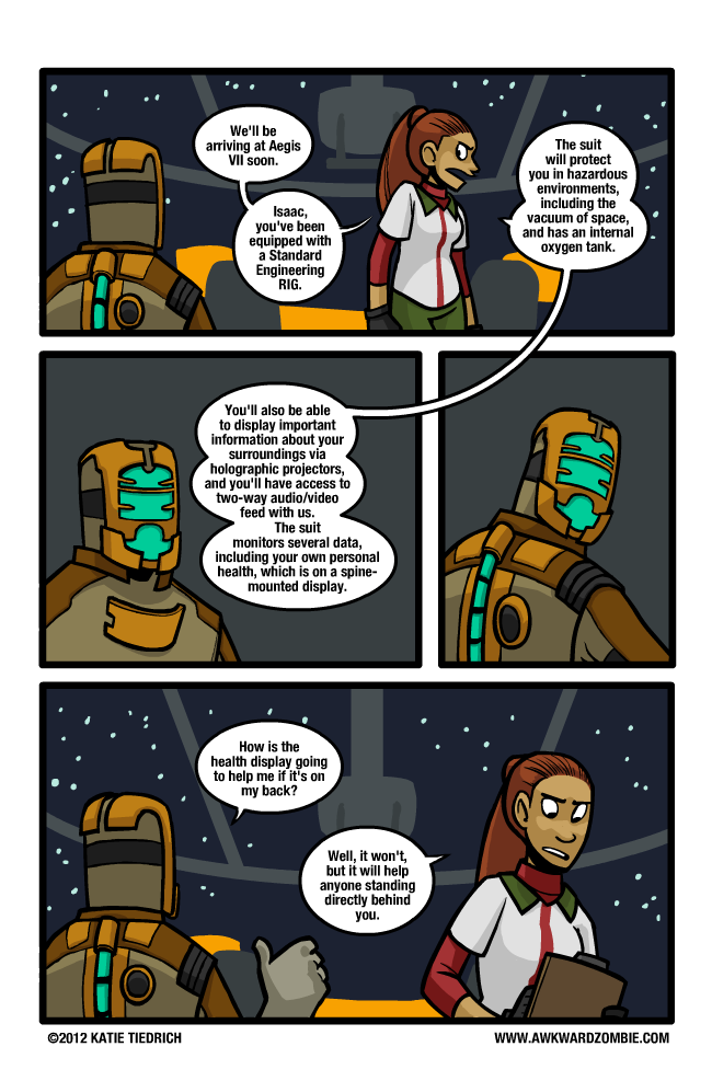 dead space animated comic